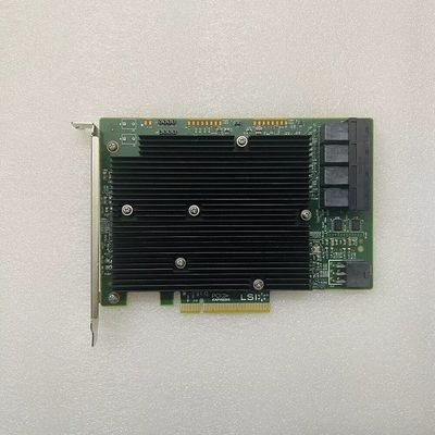 LSI SAS Server Array Card 9300-16I 12GBS HBA BUS ADAPTER CARD IT Mode 4SFF-8643 SATA Cable