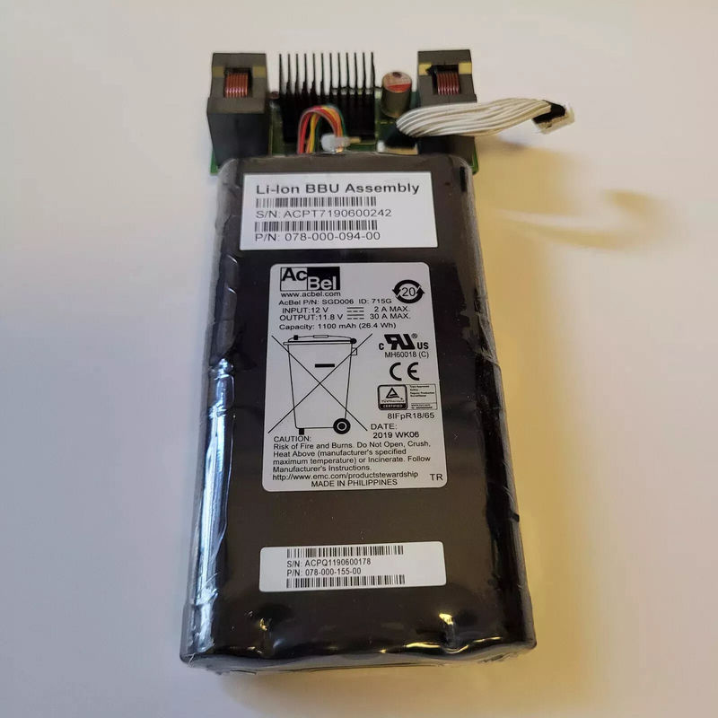 078-000-155-00 – EMC Unity 300  400  500  600 BBU Battery 078-000-129-03