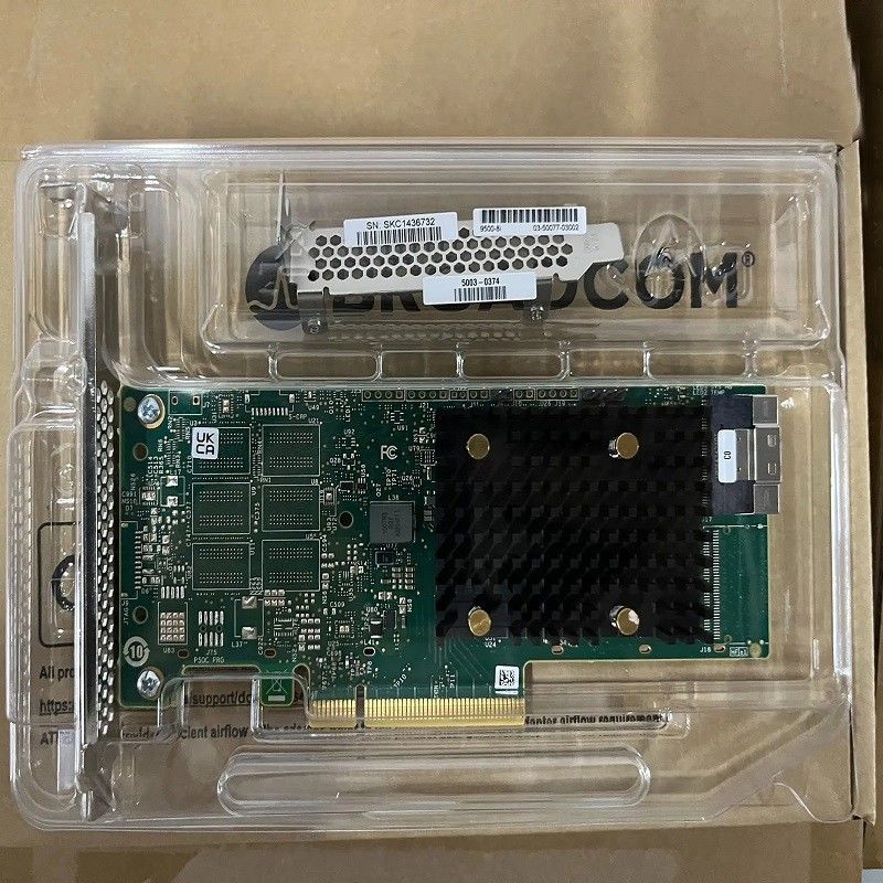 Broadcom HBA Server Array Card 9500-8i Tri Mode Storage Cntroller SATA 6Gbs SAS 12Gbs PCIe