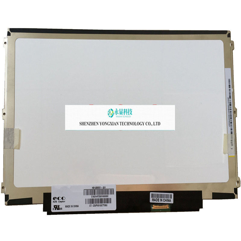 HB125WX1-201 HB125WX1-100 EDP 30 PIN Left+right 3 screw holes LED LCD Screen